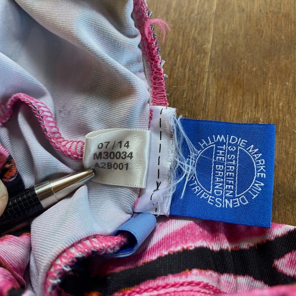 Adidas Butterly Print Leggings Size M - Picture 4 of 4